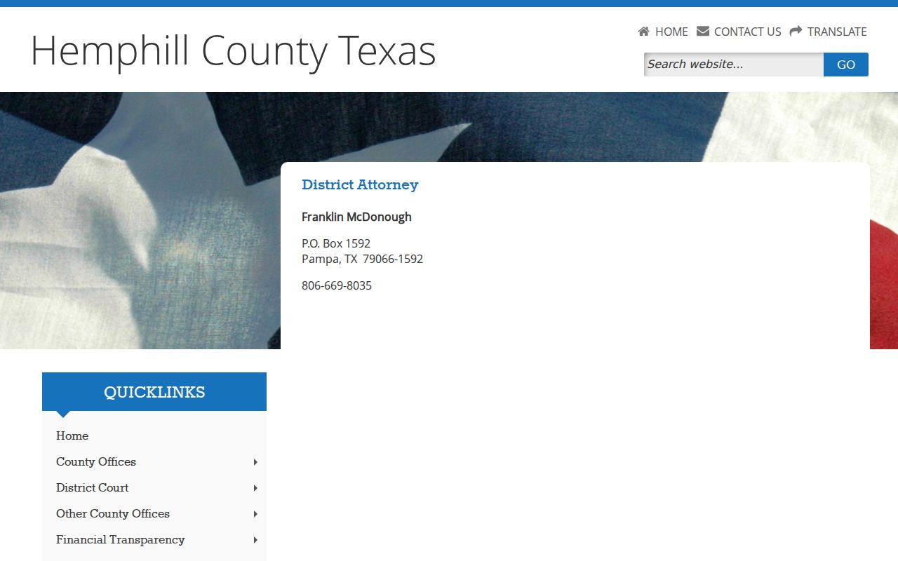 Canadian criminal records and the 31st Judicial District Attorney channel