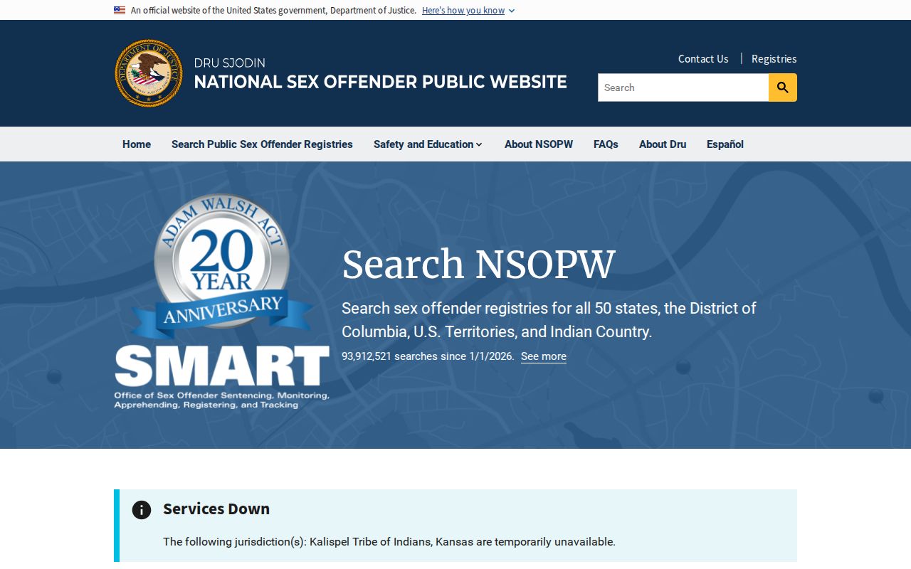 National supplement for a Hemphill County sex offender lookup